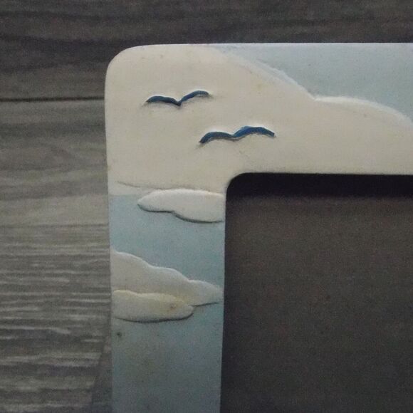 Vintage Mickey Minnie Mouse Sailboat 3.5 x 5 Photo Picture Frame Collectible - Picture 15 of 15